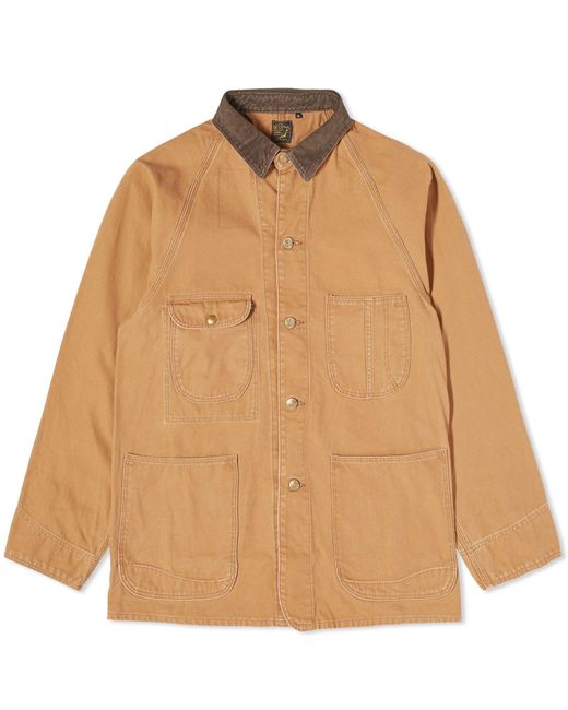Orslow Natural 1950's Duck Coverall Jacket for men