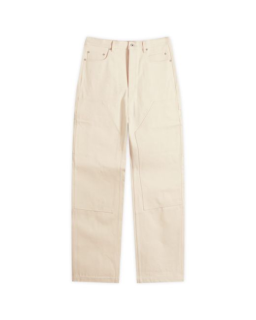 Rick Owens Natural Geth Double Knee Jeans for men