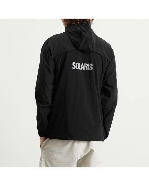 KA_YO_Prototype Black Solaris Running Jacket for men