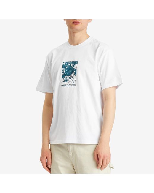 Thisisneverthat White Outer Space T-Shirt for men