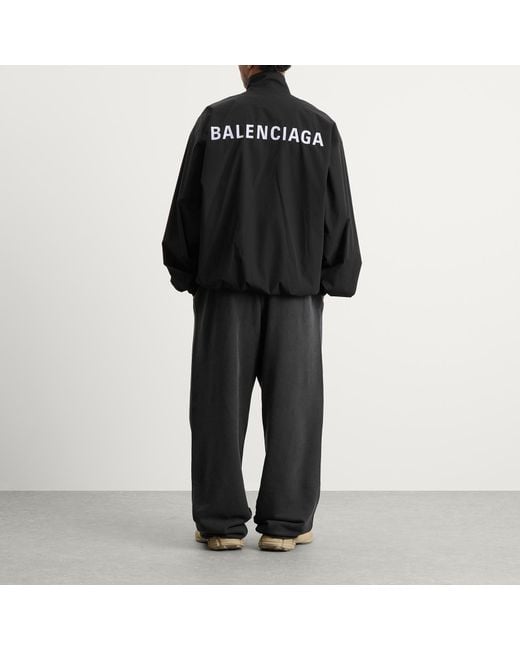 Balenciaga Black Automobili Lamborghini Tracksuit Jacket for men