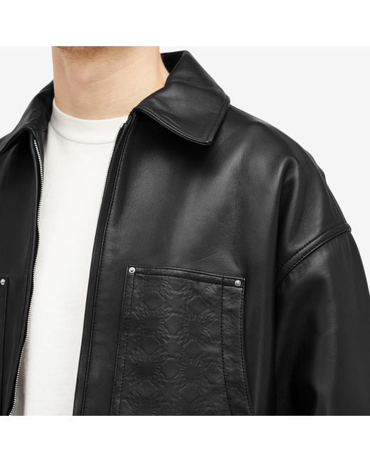 ジャケット AMIRI Quad Work Jacket AMIRI MA Quad Embossed Leather Work Jacket | Nordstrom