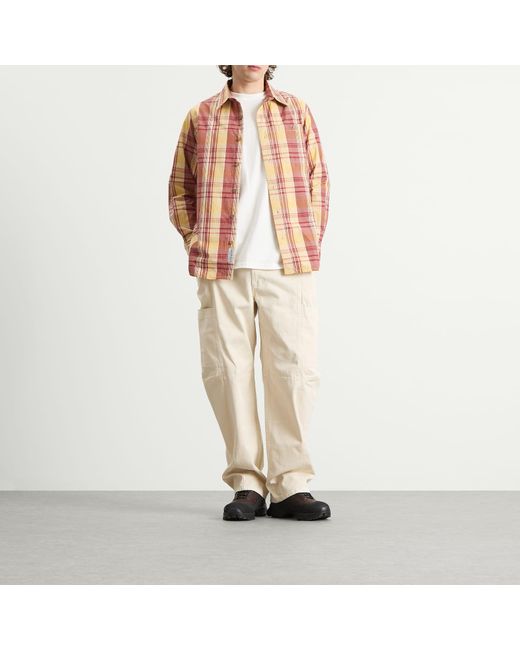 Gramicci Pink Broadcloth Stance Shirt for men