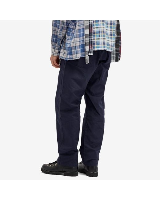 Engineered Garments Blue Fatigue Pants Dark Cotton Ripstop for men