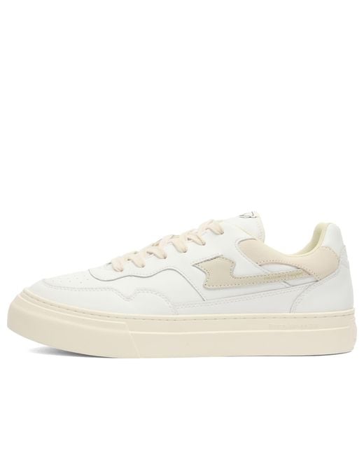 Stepney Workers Club White Pearl S-Strike Leather Sneaker for men