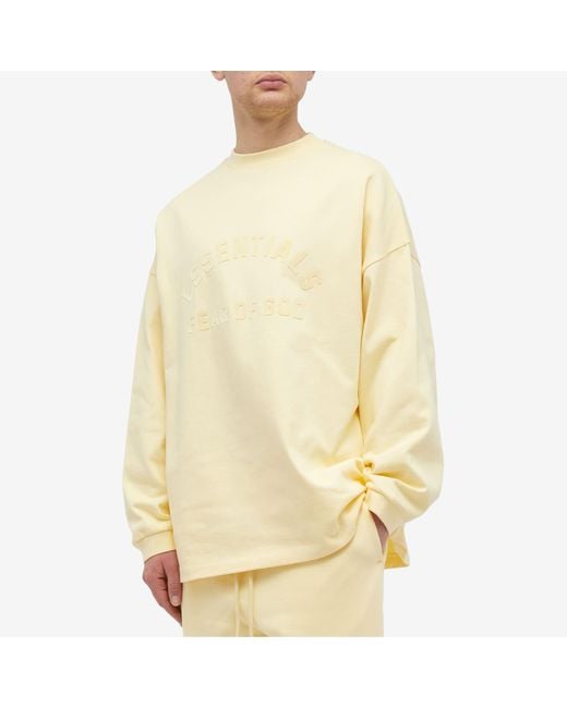 Fear Of God Natural Spring Long Sleeve Printed T-Shirt for men