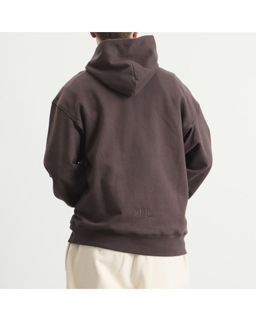 Merely Made Brown Nomadic Oversized Hoodie for men