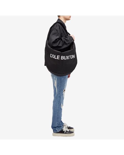 Cole Buxton Nylon Oversized Sling Bag in Black for Men | Lyst