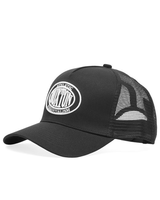 Cole Buxton Black Crest Logo Cap for men
