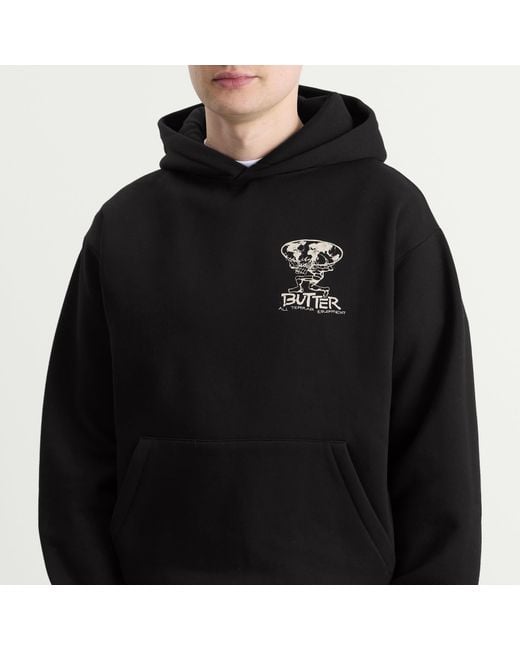 Butter Goods Black Terrain Hoodie for men
