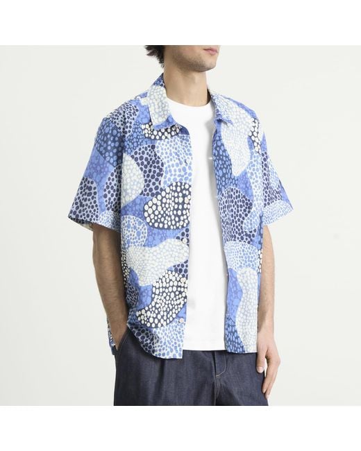 Folk Blue Gabe Shirt for men