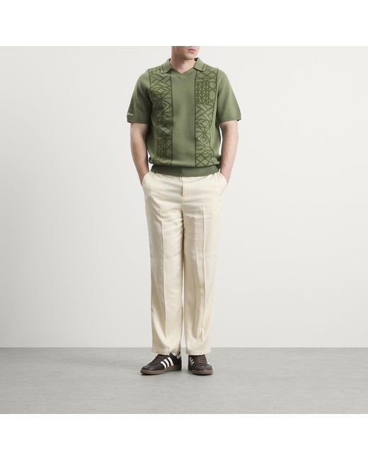 Malbon Green Habana Polo for men