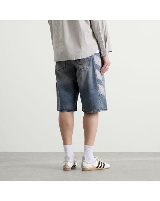 Adidas Blue Denim Short for men