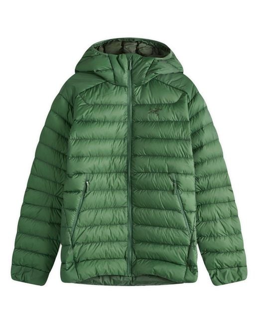 Arc'teryx Green Cerium Hoodie Jacket for men