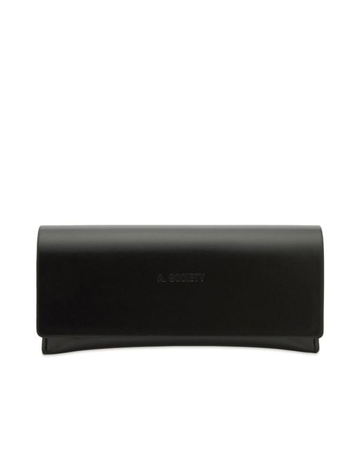 la society White Delta Sunglasses