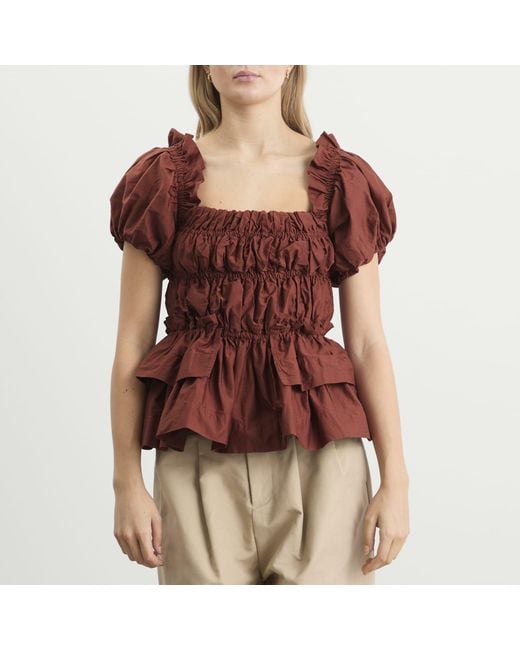 Damson Madder Red Lyza Blouse