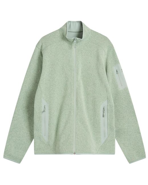 Arc'teryx Green Covert Fleece Cardigan for men