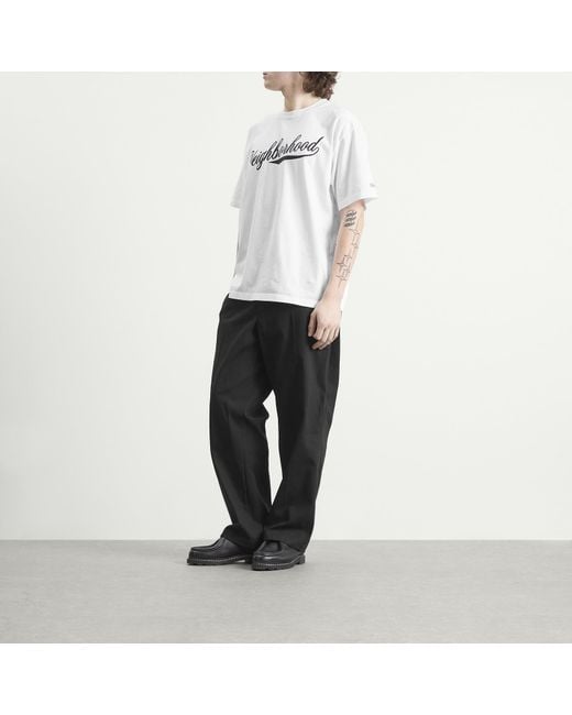 Neighborhood White Ss-2 Baseball Logo T-Shirt for men
