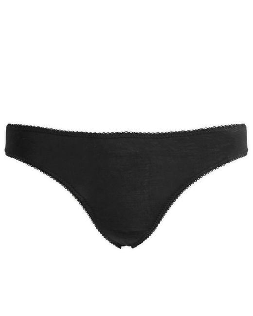 Fruity Booty Commando Thong in Black | Lyst