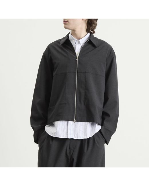 SAGE NATION Black Petrol Jacket for men