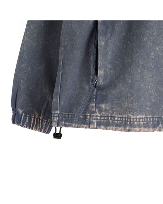 【UMBRO】 NQ Washed Drill Top Blue Umbro Mens Blue Mirage - Adult Washed Drill Top - Umbro Men