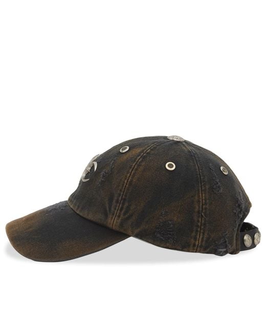 THUG CLUB Black Faded Cap for men