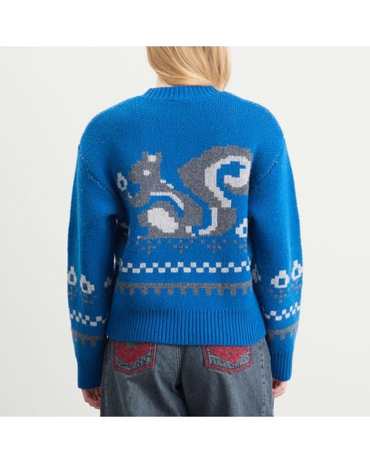 Damson Madder Blue Romily Cardigan