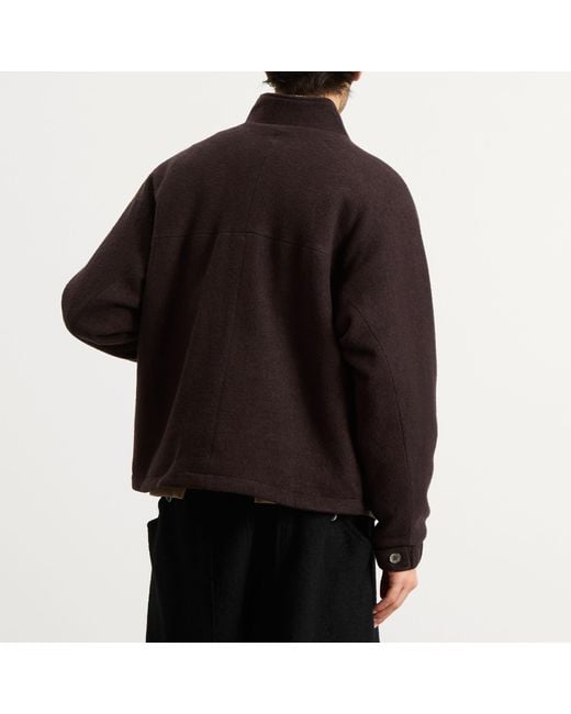 Ganter Black Wool Peveril Jacket for men