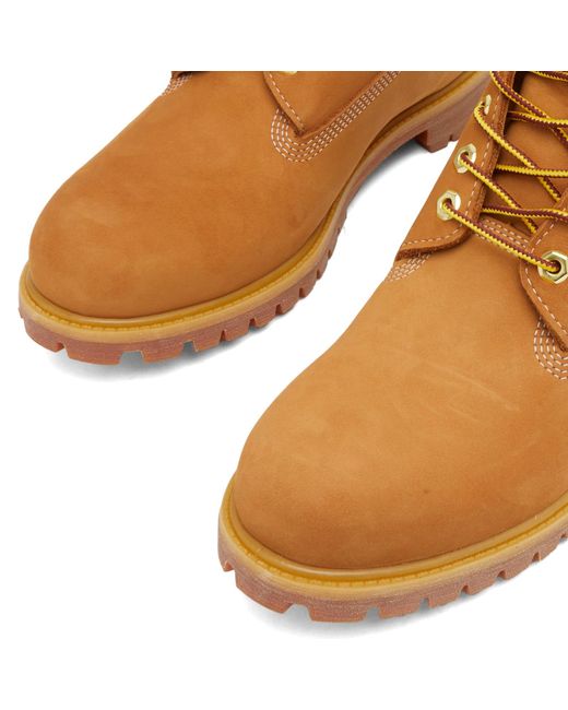 Timberland Brown 6" Premium Boot for men