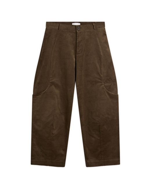 SAGE NATION Malay Cord Trouser in Brown for Men | Lyst UK