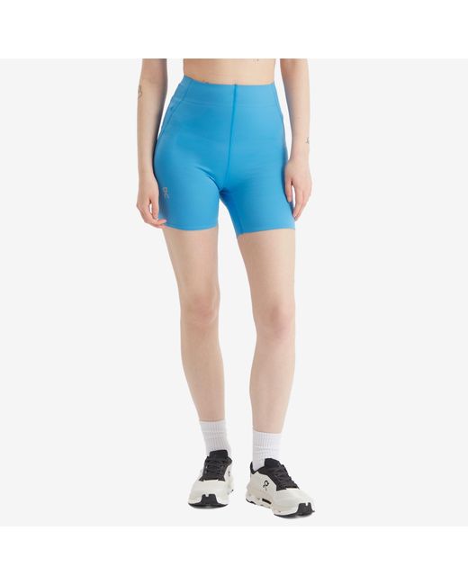 On Shoes Blue Train Cycling Shorts