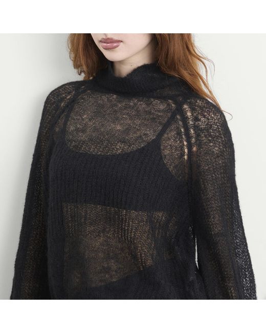 Stel Blue Turtle Neck Knit Jumper