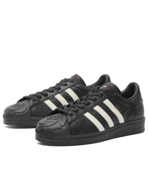 Adidas Black X Willy Chavarria Superstar Sneaker for men