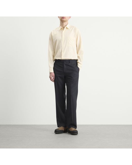 Kaptain Sunshine Blue Shadow Stripe Trousers for men
