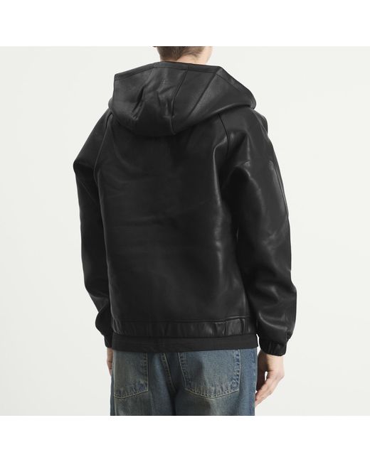 Daily Paper Black Pu Scuba Jacket for men