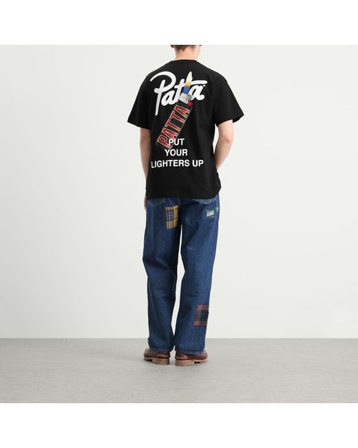 PATTA Black Lighters T-Shirt for men