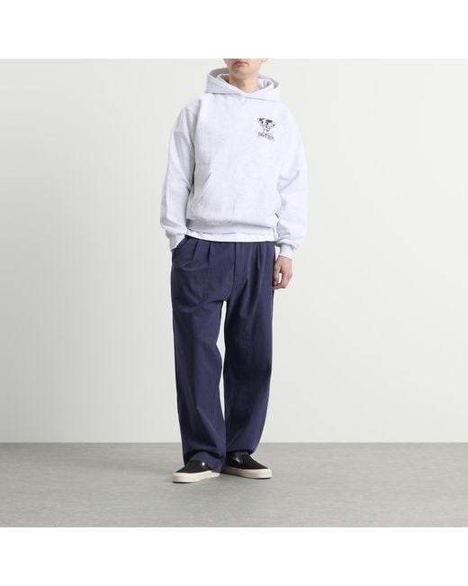 Butter Goods Blue Pleated Trousers for men