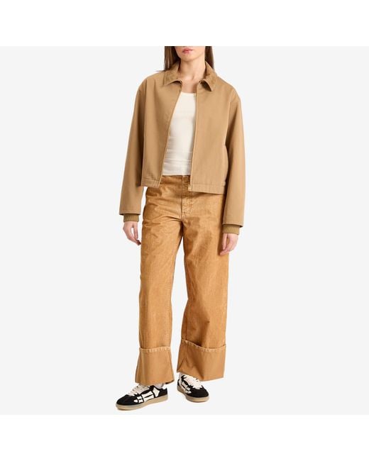 Amiri Brown Quad Work Jacket