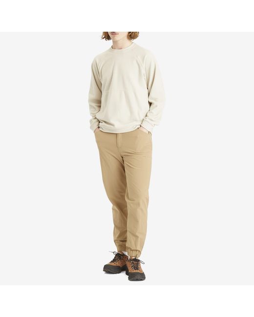 Patagonia White Micro D Crewneck Fleece for men