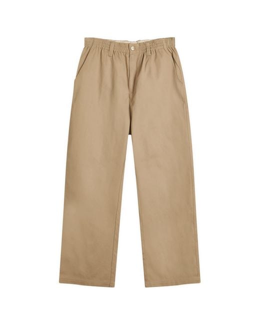 Butter Goods Natural Wide Leg Trousers for men