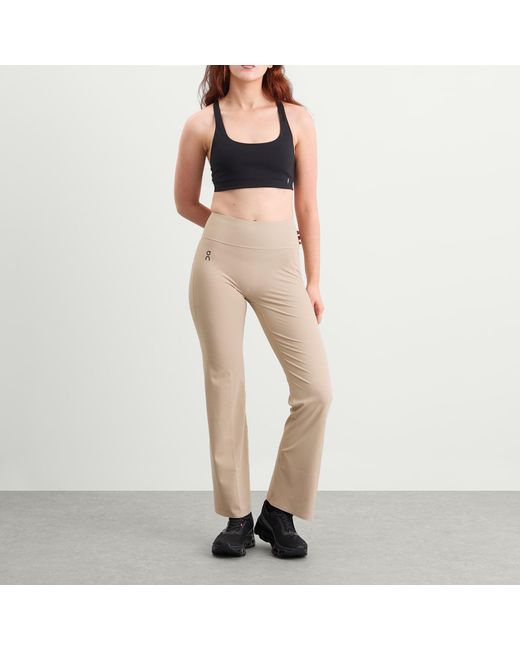On Shoes Natural 30" Studio Flared Tights