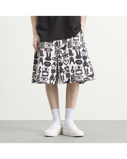 Comme des Garçons Black Cotton Pagowski Shorts for men