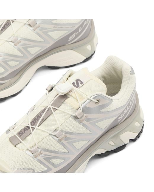 Salomon White Xt-6 Sneaker