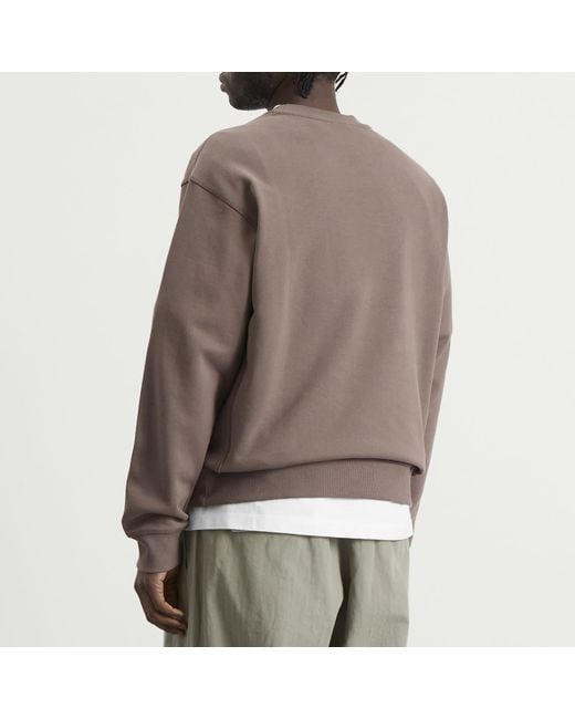 New Balance Brown Athletics Premium Logo Crew for men