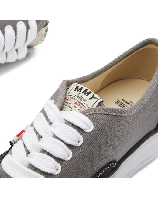 Maison Mihara Yasuhiro Black Baker Original Low Canvas Sneaker