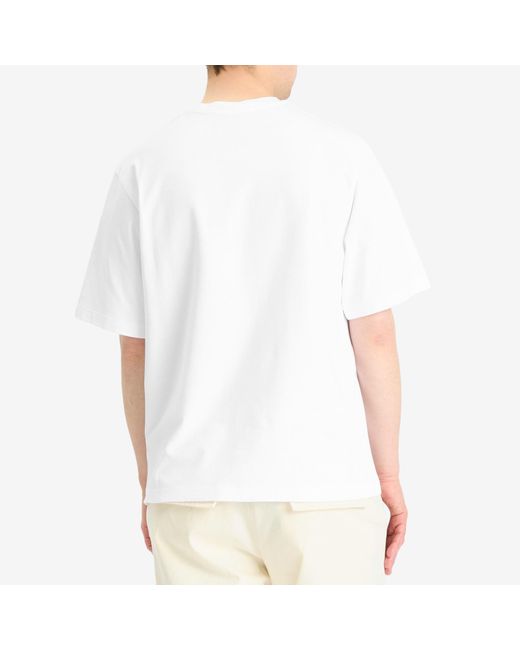Casablanca White Montagne Sportif Oversized T-Shirt for men