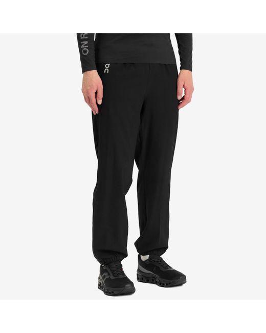 On Shoes Black Pace Pants for men