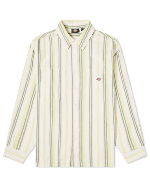 Dickies Natural Glade Spring Stripe Overshirt for men