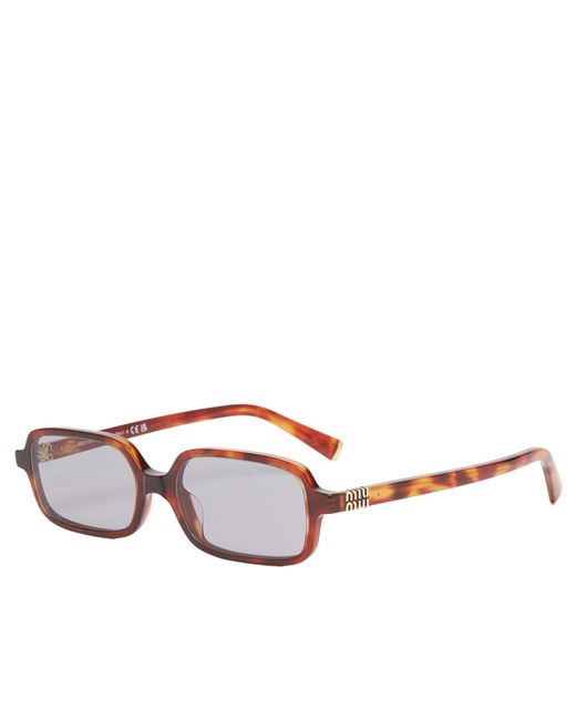 Miu Miu Brown 0Mu 11Zs Sunglasses