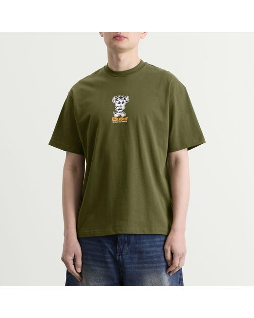 Butter Goods Green Vexed T-Shirt for men